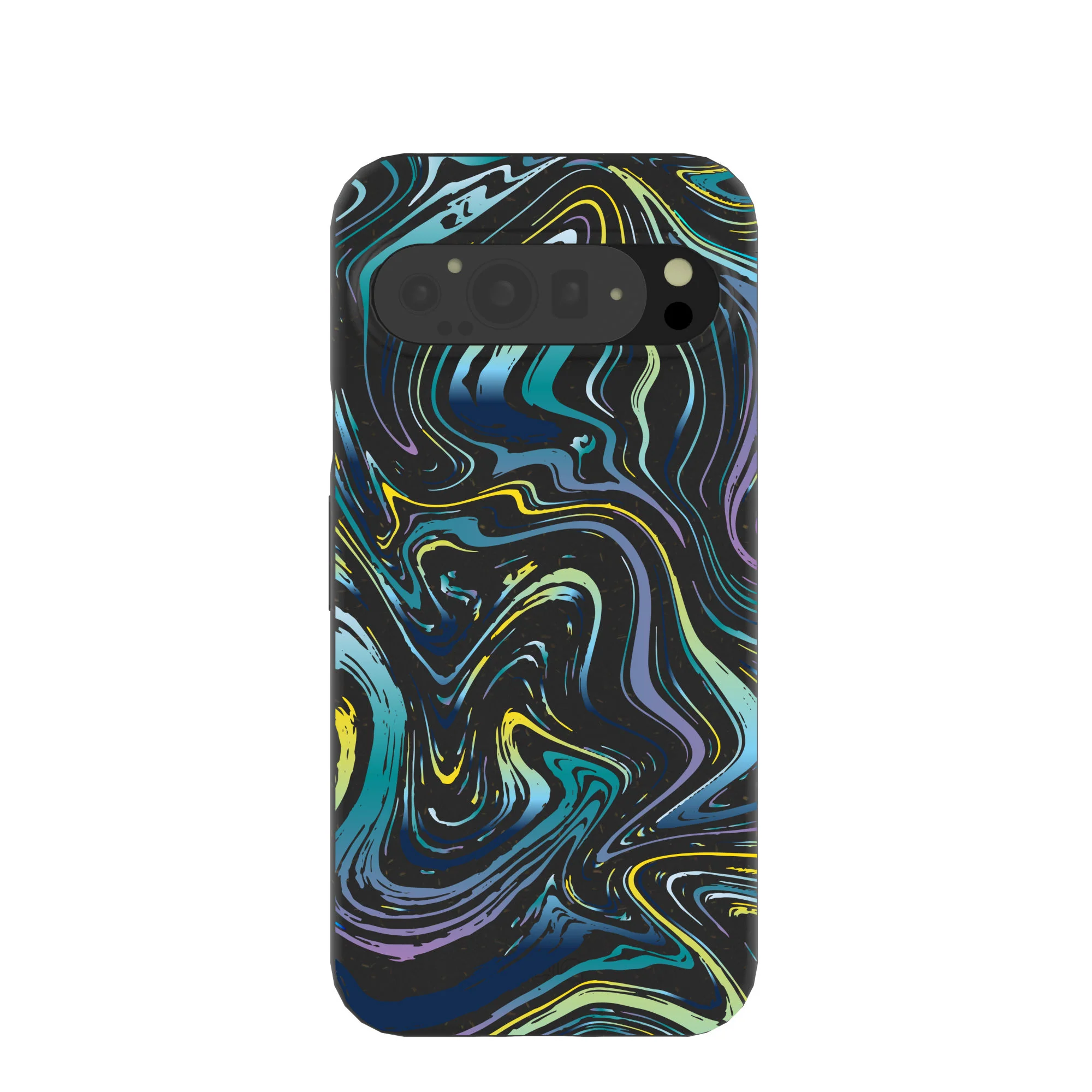 Black Space Waves Google Pixel 9 Pro XL Case