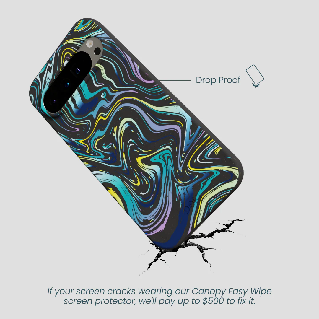 Black Space Waves Google Pixel 9 Pro XL Case - Image 4