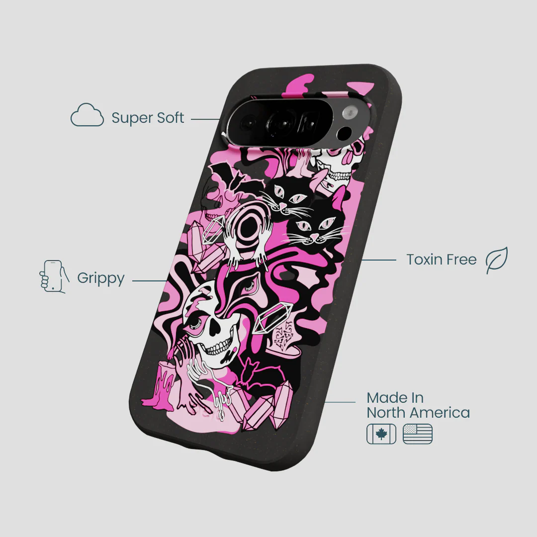 Black Spellbound Ghouls Google Pixel 10/10 Pro Case - Image 4
