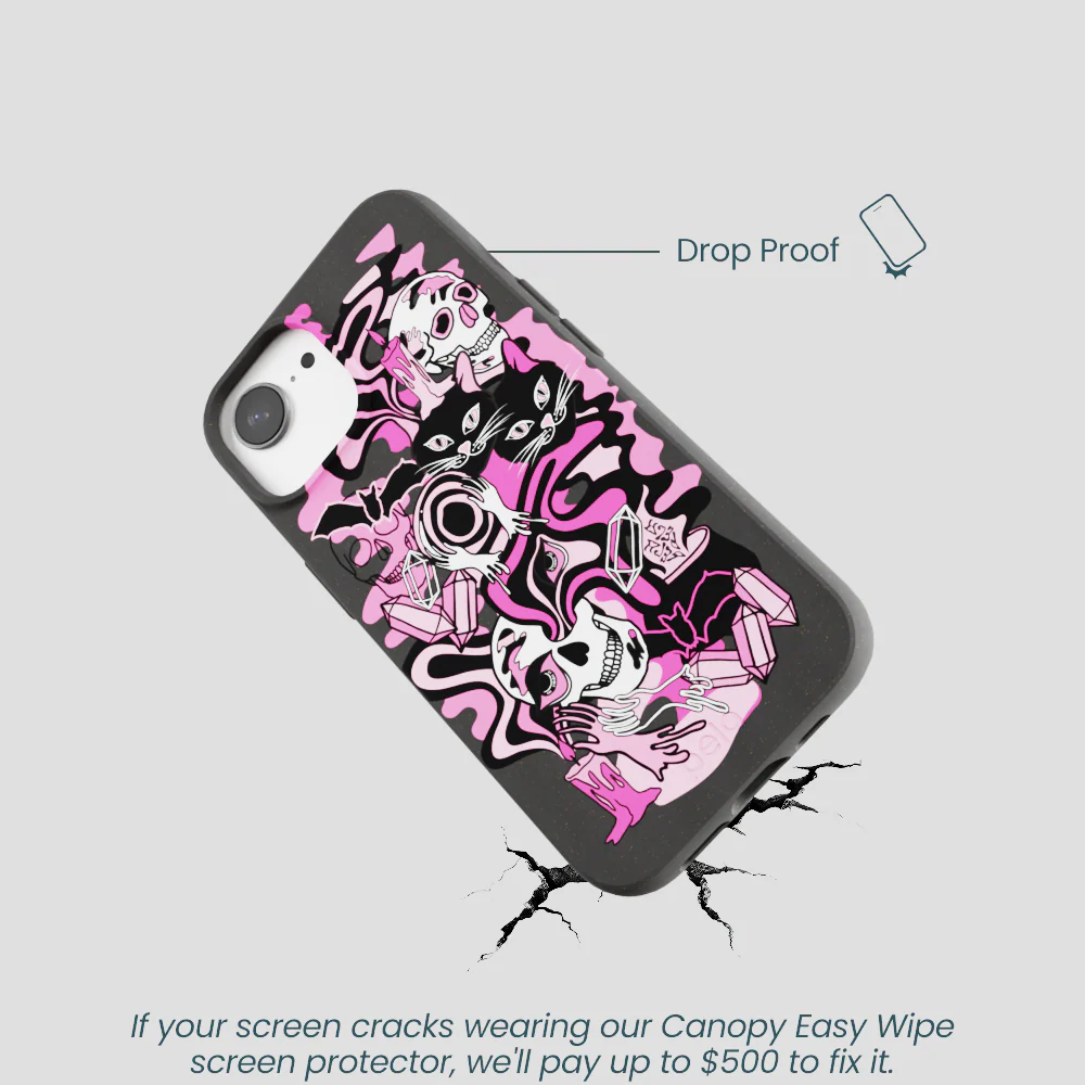 Black Spellbound Ghouls iPhone 16e/17e Case - Image 5