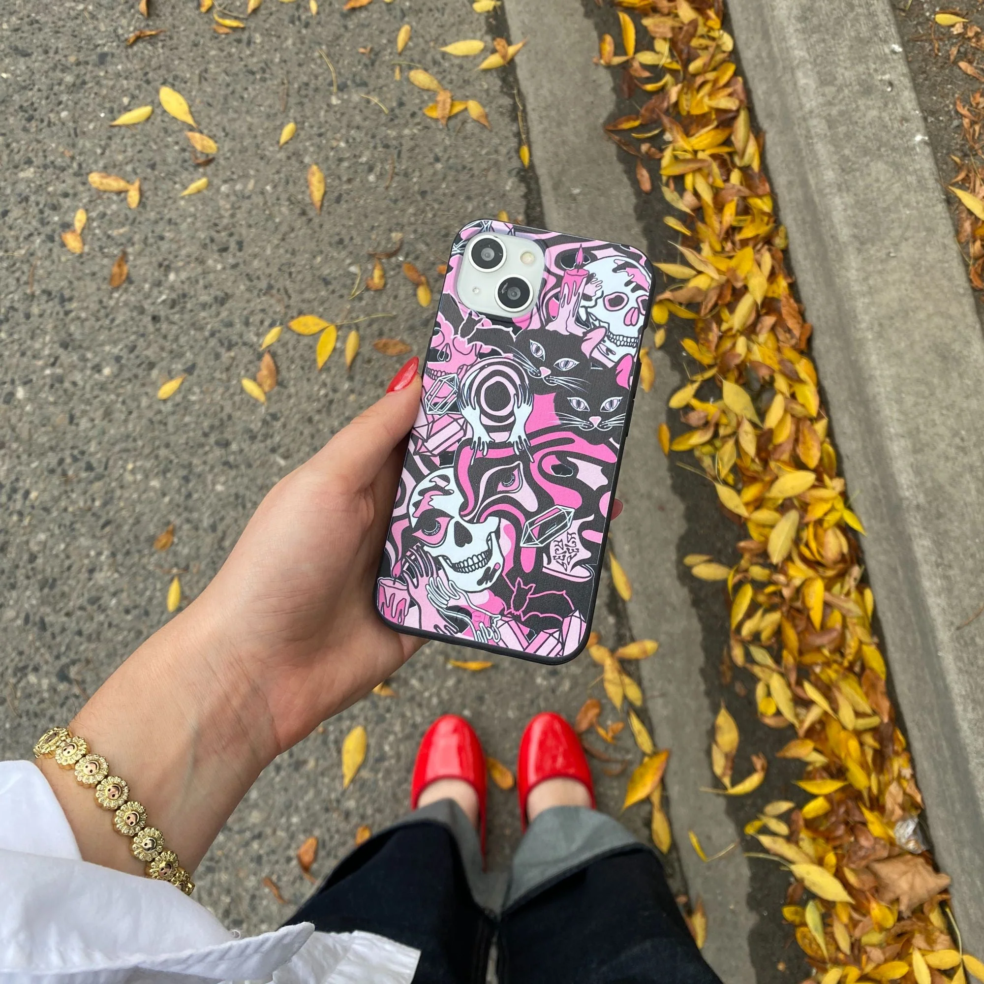 Black Spellbound Ghouls iPhone 17 Pro Case - Image 2