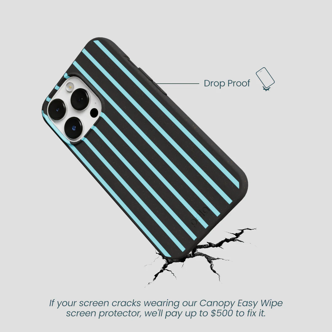 Black Tidal Light Stripes iPhone 13 Pro Case - Image 4