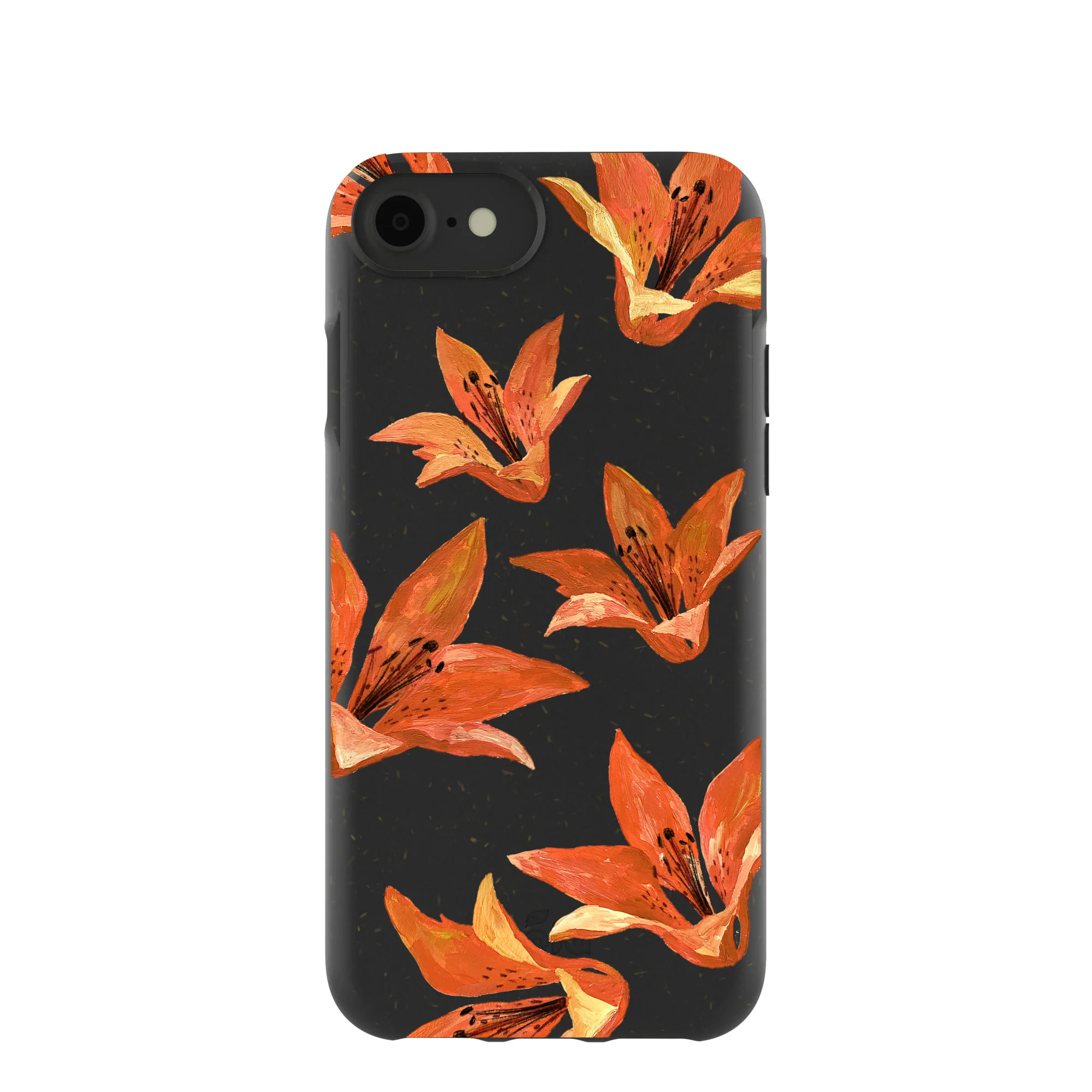 Black Tiger Lily iPhone 6/6s/7/8/SE Case