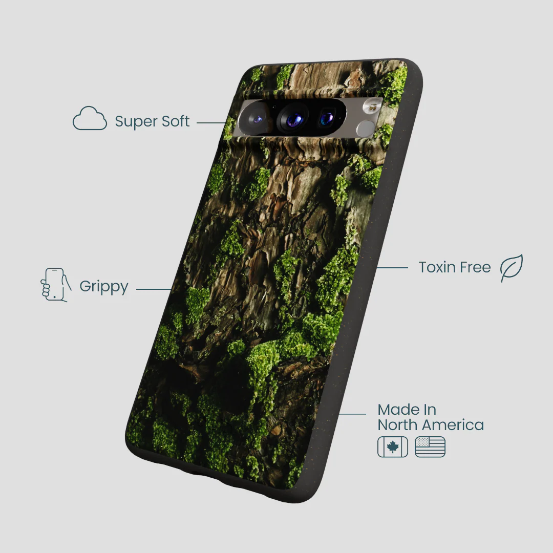 Black Tree Bark Google Pixel 8 Pro Case - Image 4