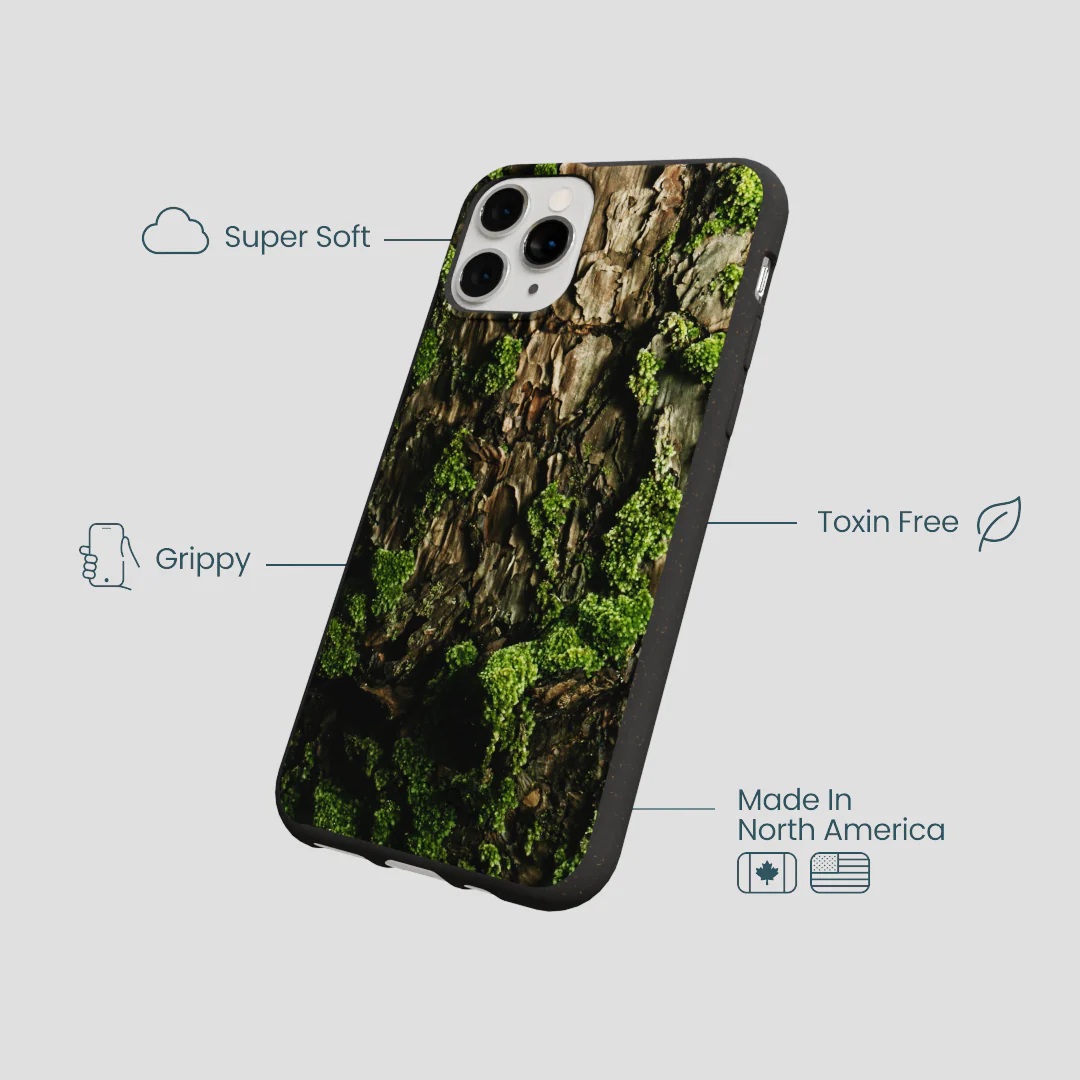 Black Tree Bark iPhone 11 Pro Case - Image 4