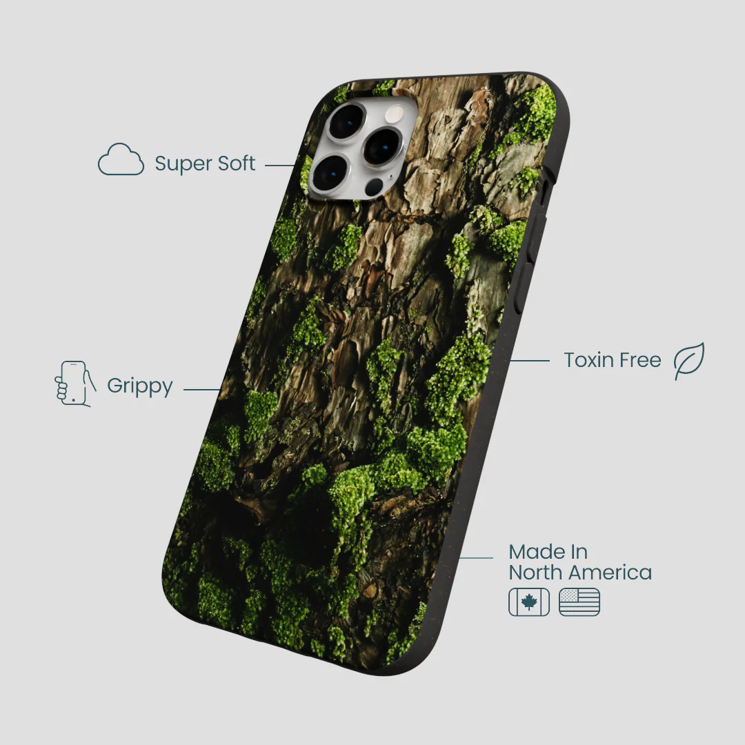 Black Tree Bark iPhone 12 Pro Max Case - Image 4