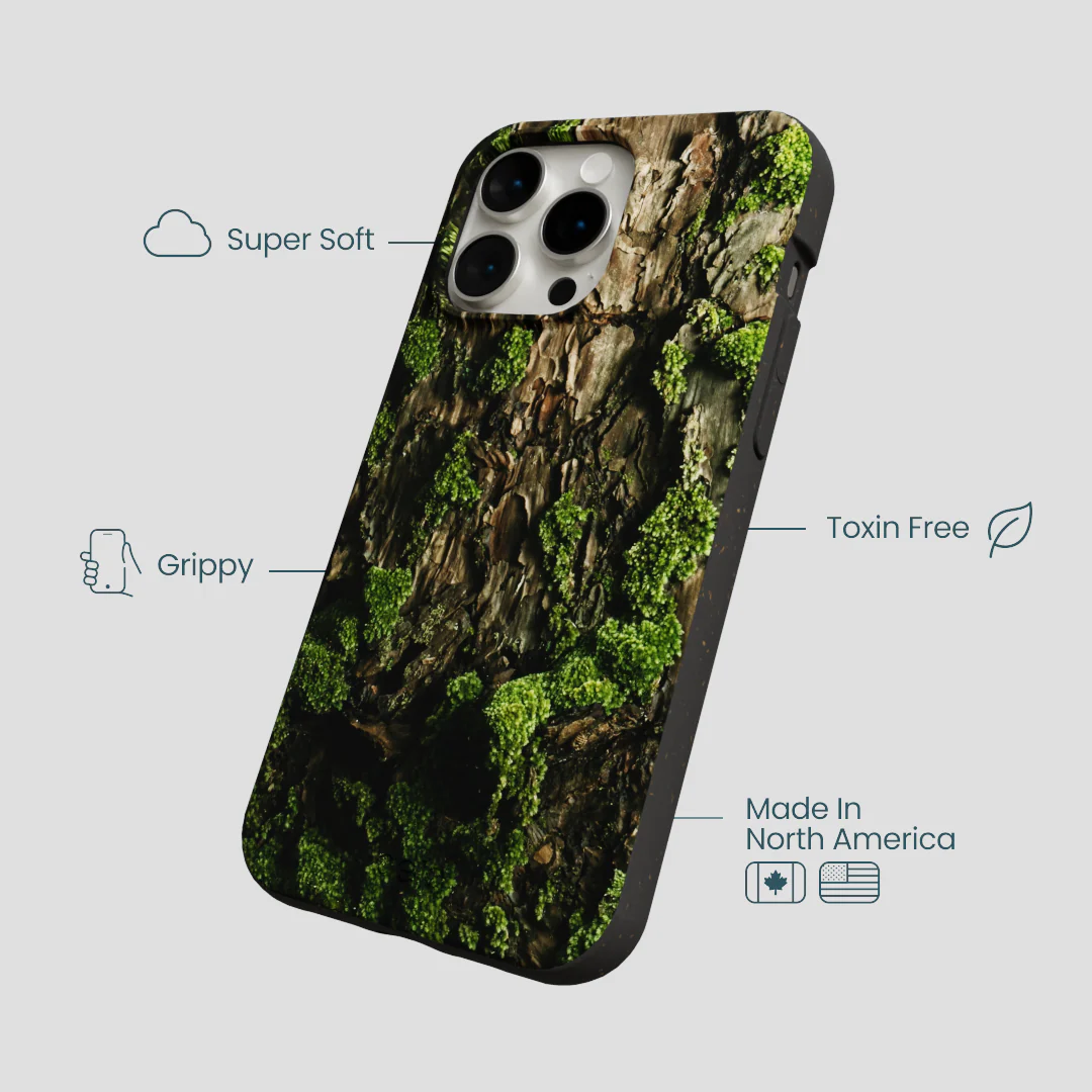Black Tree Bark iPhone 14 Pro Max Case - Image 4