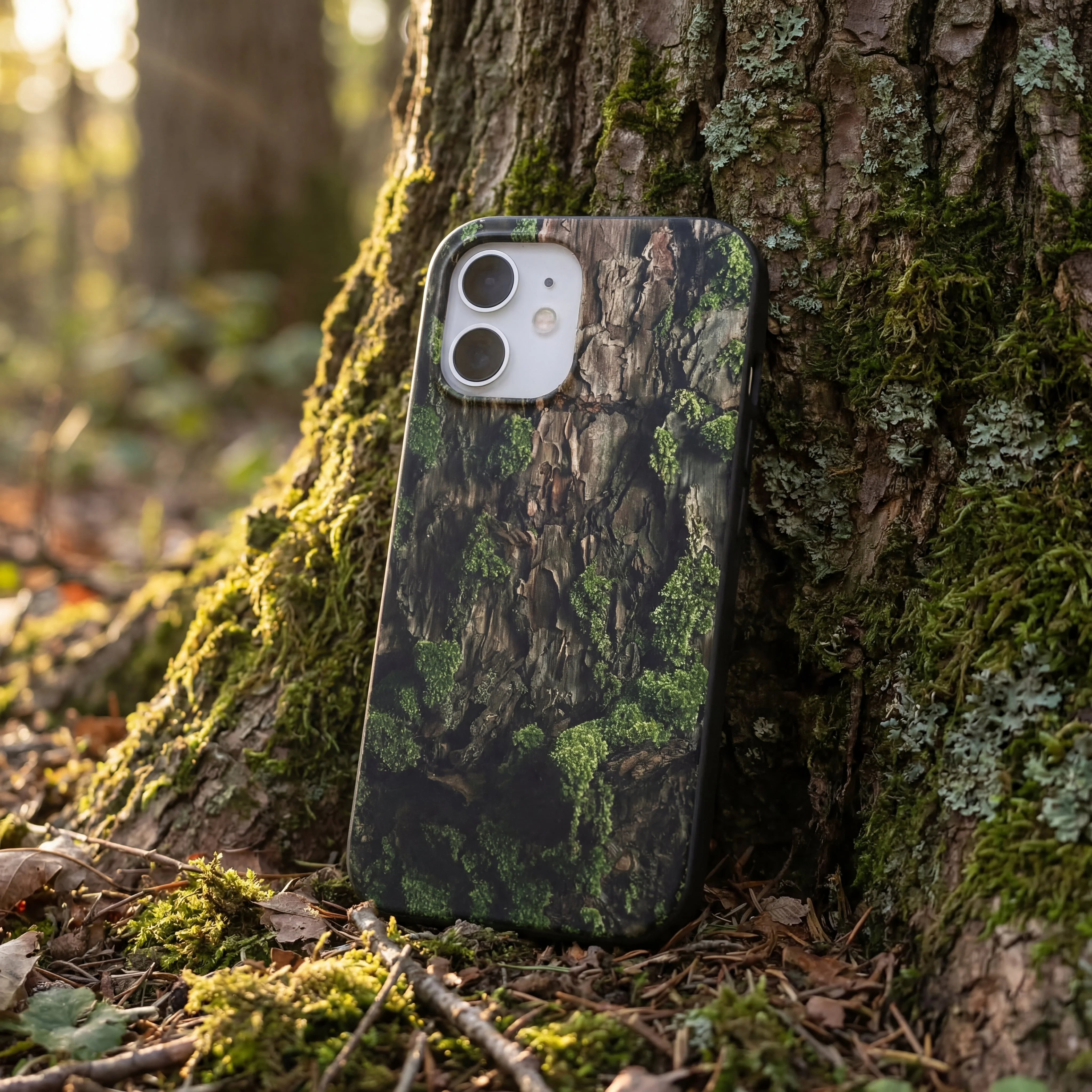 Black Tree Bark iPhone Air Case - Image 2