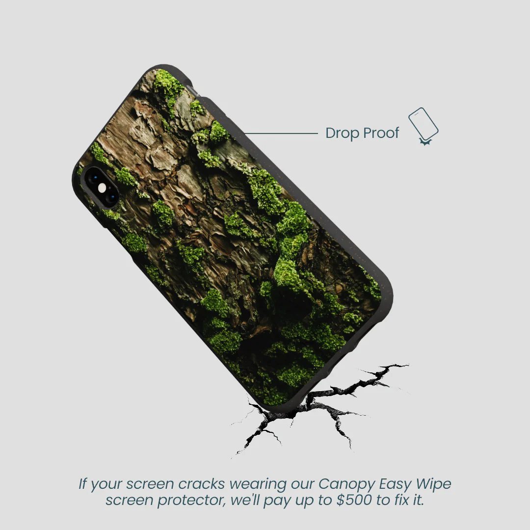 Black Tree Bark iPhone XR Case - Image 5