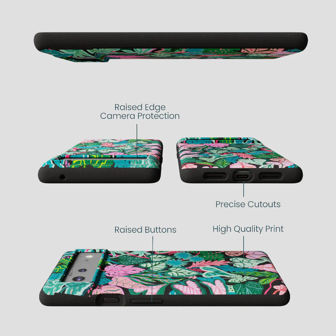 Black Tropic Noir Google Pixel 6a Case - Image 3