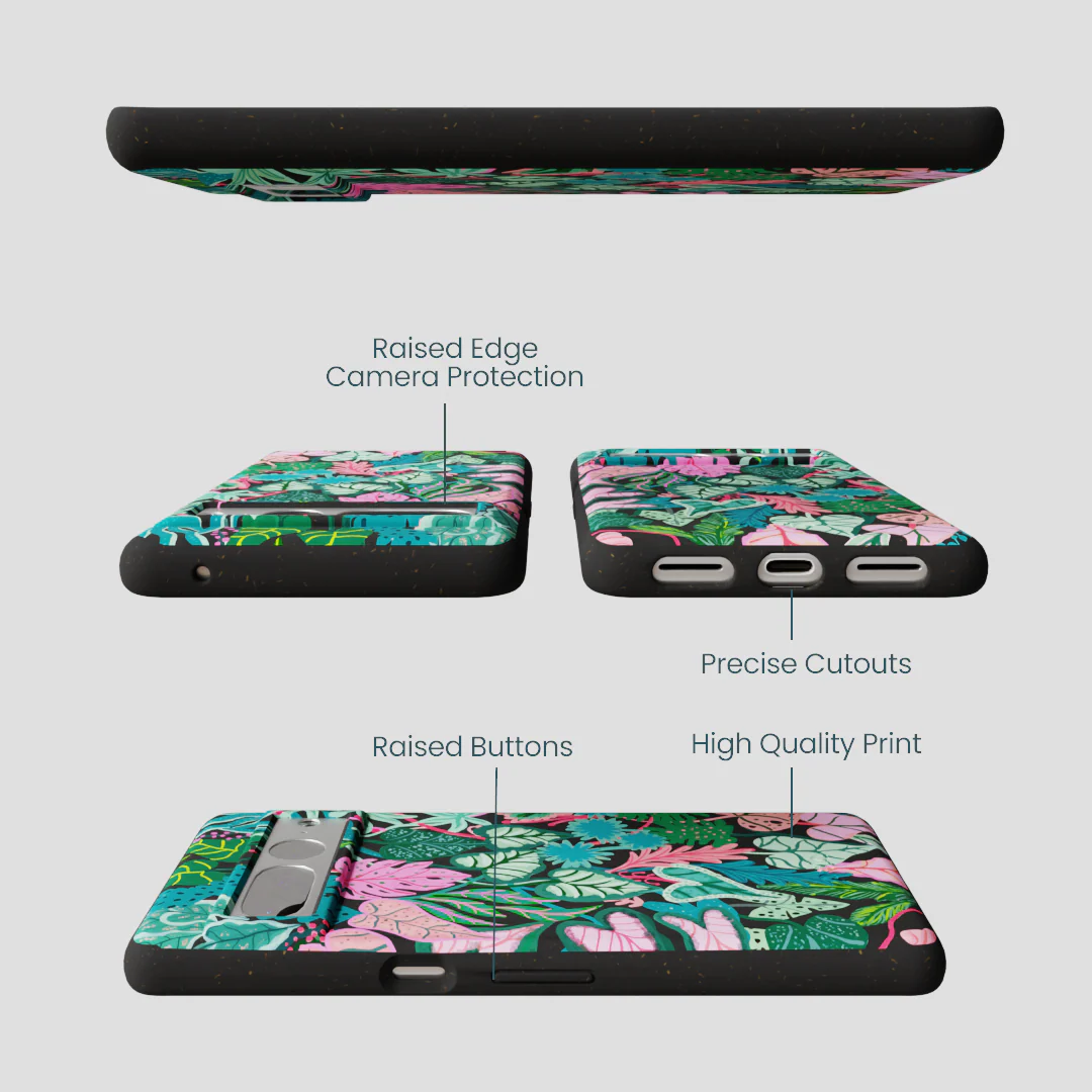 Black Tropic Noir Google Pixel 7 Pro Case - Image 3
