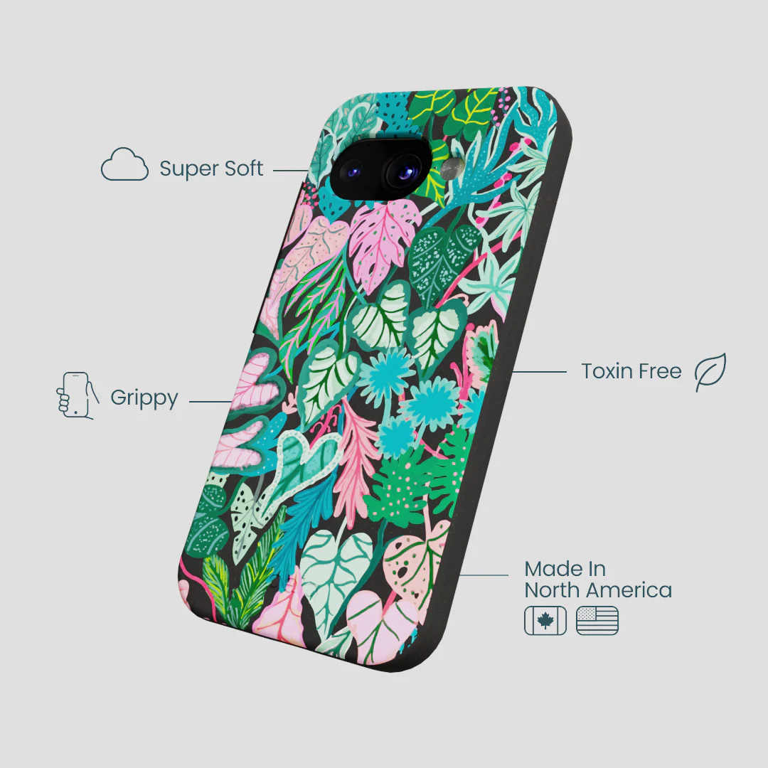Black Tropic Noir Google Pixel 9a Case - Image 4