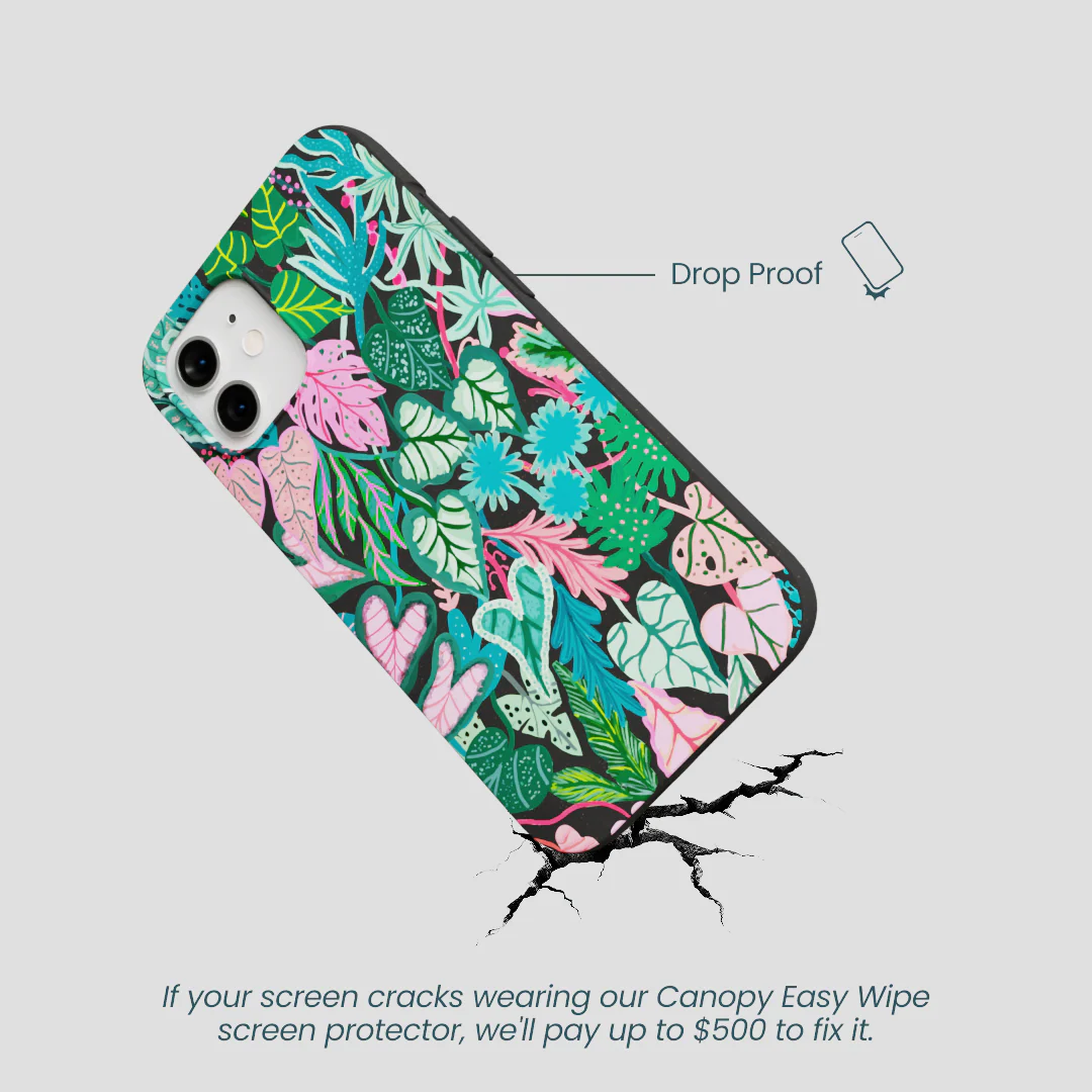 Black Tropic Noir iPhone 12/ iPhone 12 Pro Case - Image 5