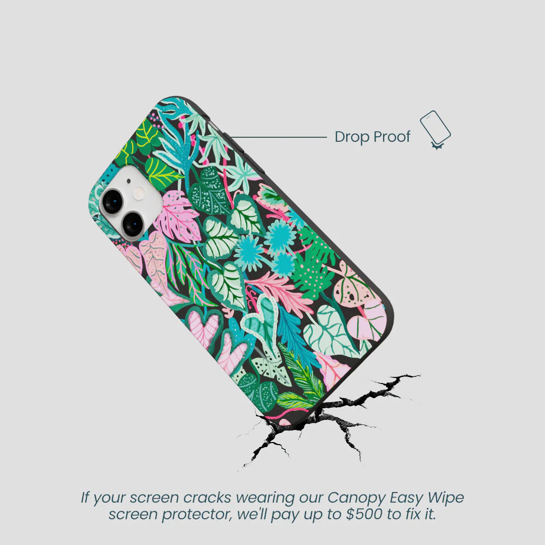 Black Tropic Noir iPhone 12 Mini Case - Image 5