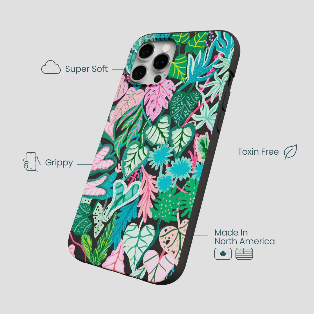 Black Tropic Noir iPhone 12 Pro Max Case - Image 4