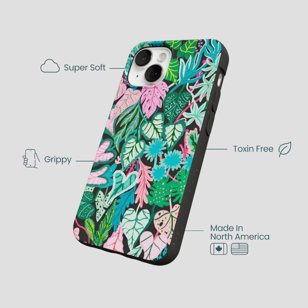 Black Tropic Noir iPhone 13 Case - Image 4
