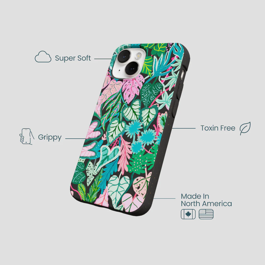 Black Tropic Noir iPhone 13 Mini Case - Image 4