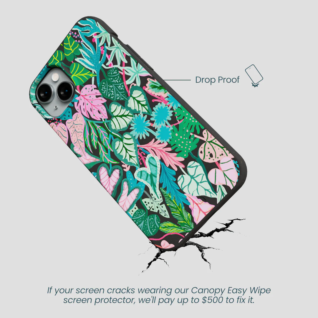 Black Tropic Noir iPhone 15 Plus Case - Image 5