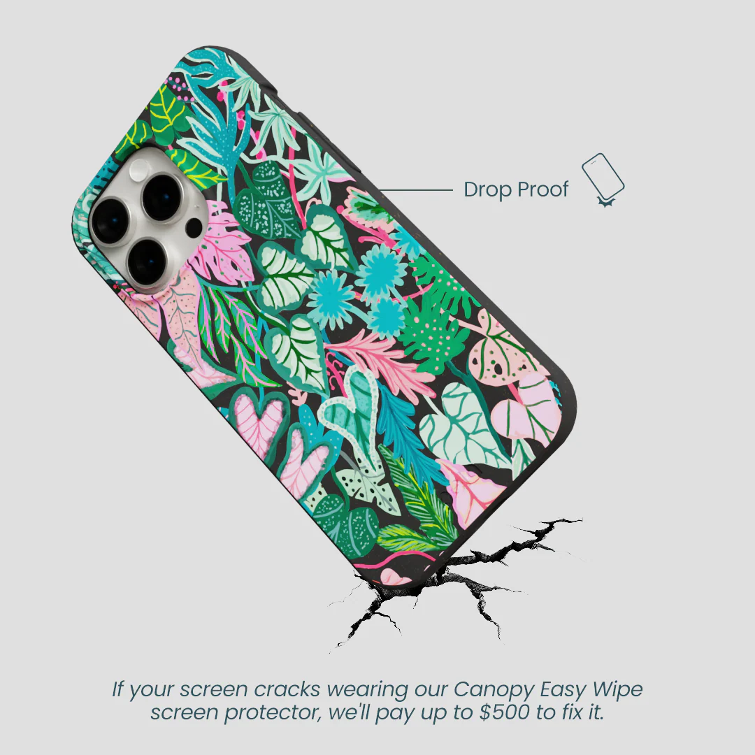 Black Tropic Noir iPhone 15 Pro Max Case - Image 5