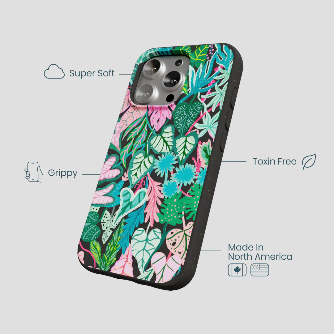 Black Tropic Noir iPhone 16 Pro Case - Image 4