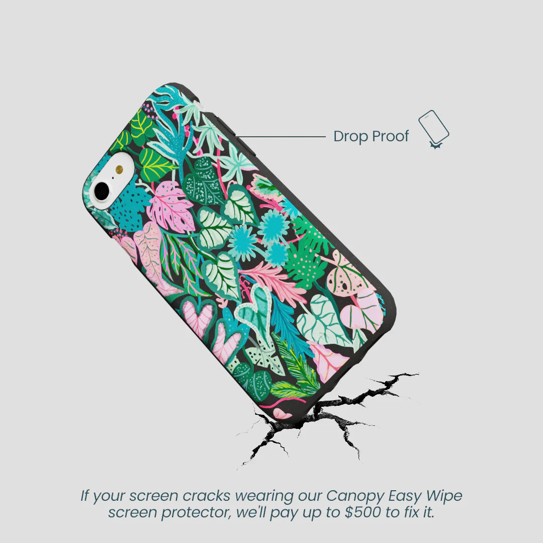 Black Tropic Noir iPhone 6/6s/7/8/SE Case - Image 5