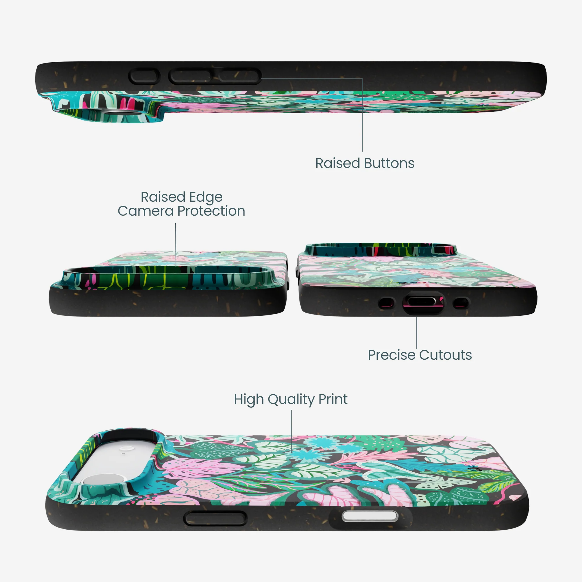 Black Tropic Noir iPhone Air Case - Image 3