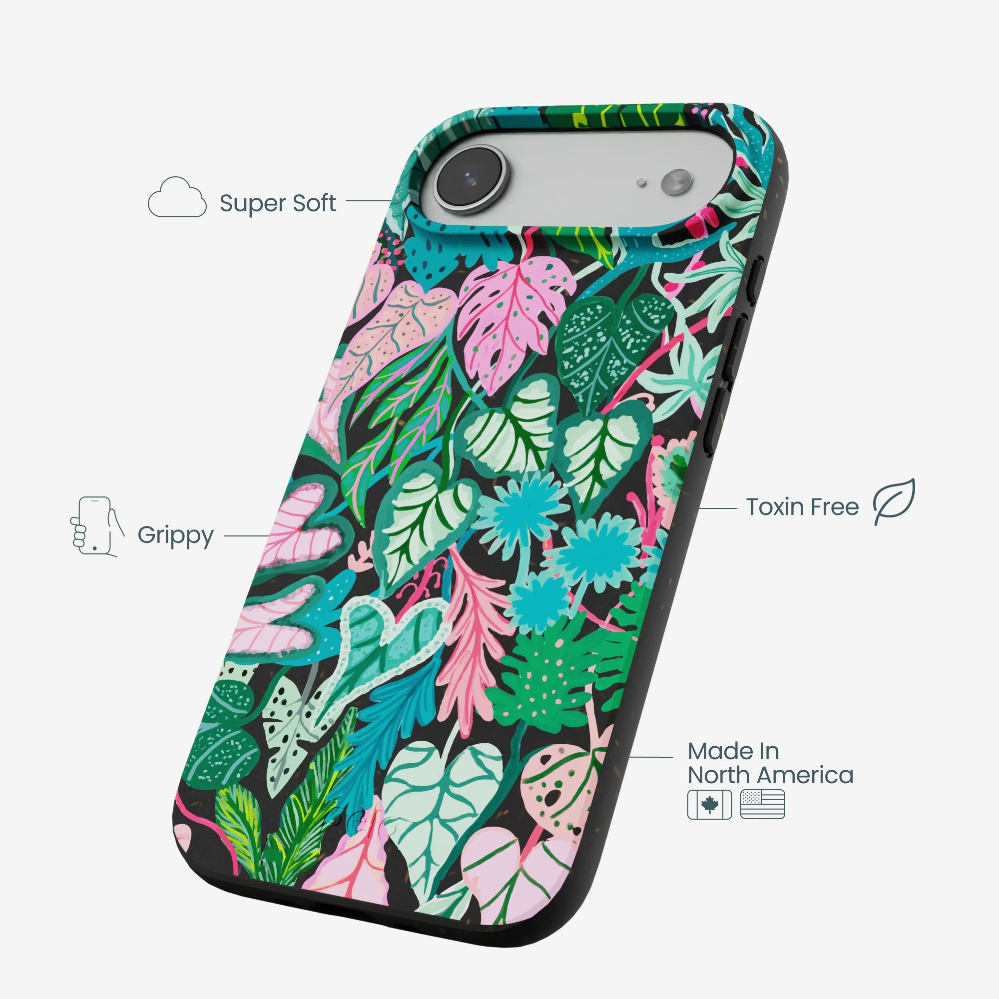 Black Tropic Noir iPhone Air Case - Image 4
