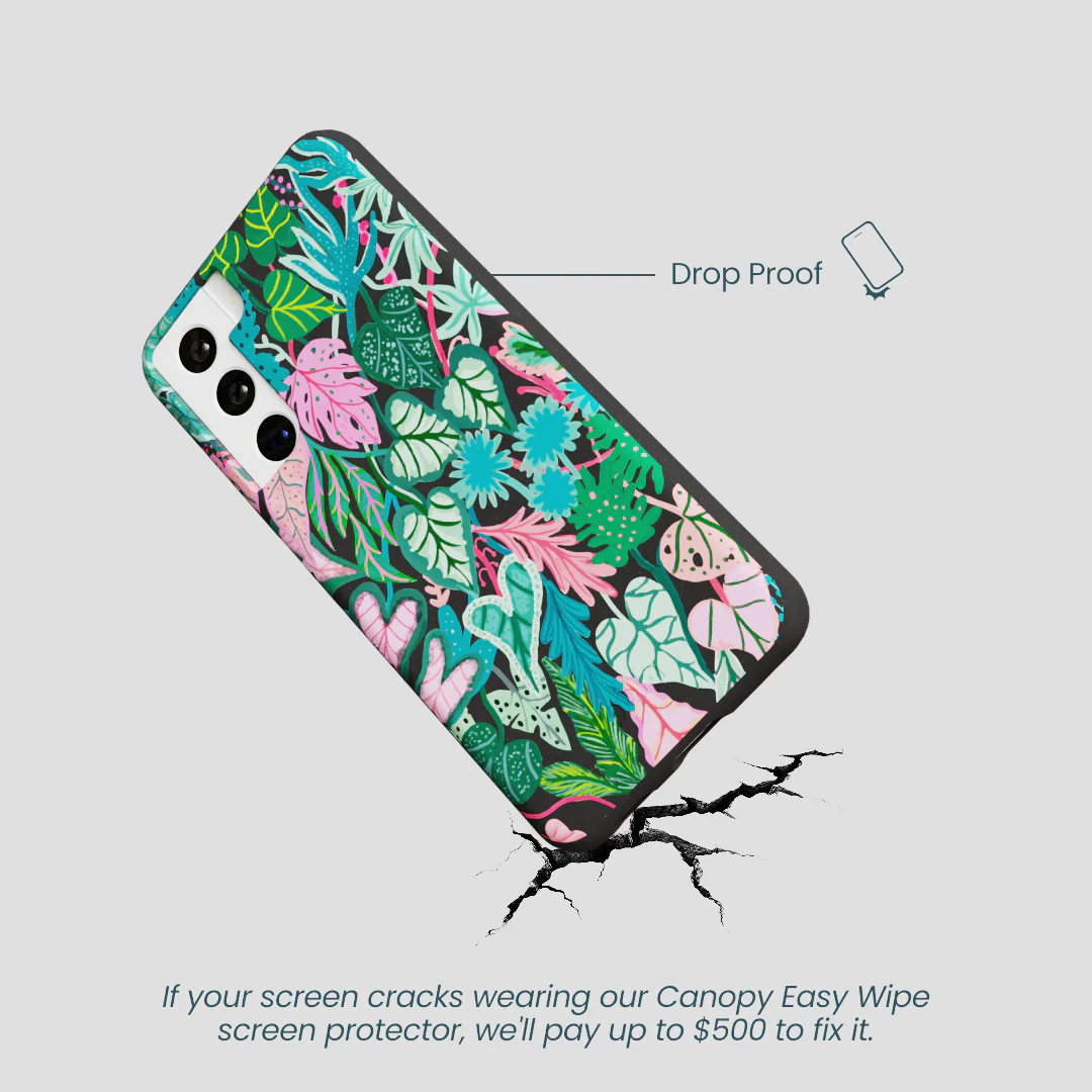 Black Tropic Noir Samsung Galaxy S21 Case - Image 5