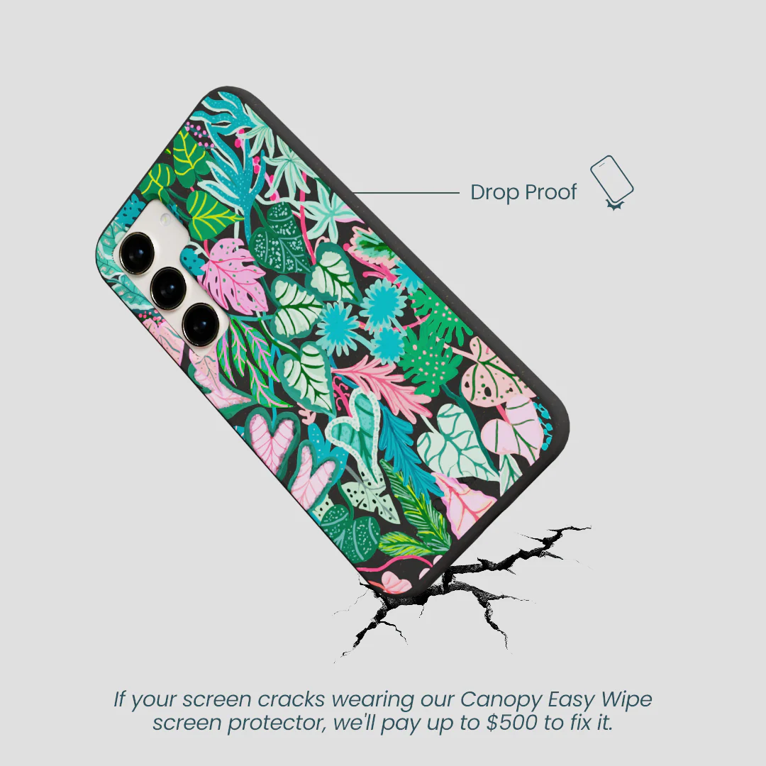 Black Tropic Noir Samsung Galaxy S23 Case - Image 5