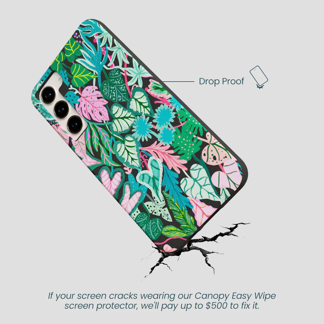 Black Tropic Noir Samsung Galaxy S24+(Plus) Case - Image 5