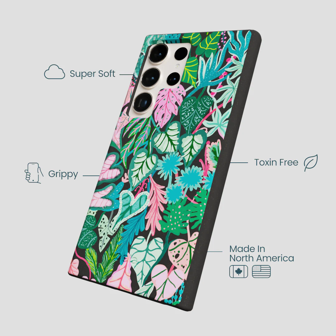 Black Tropic Noir Samsung Galaxy S24 Ultra Case - Image 4