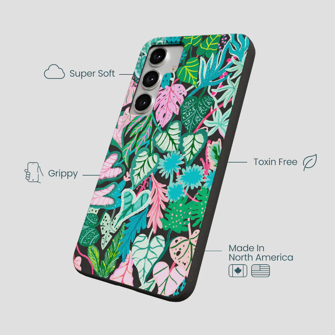 Black Tropic Noir Samsung Galaxy S25+(Plus) Case - Image 4