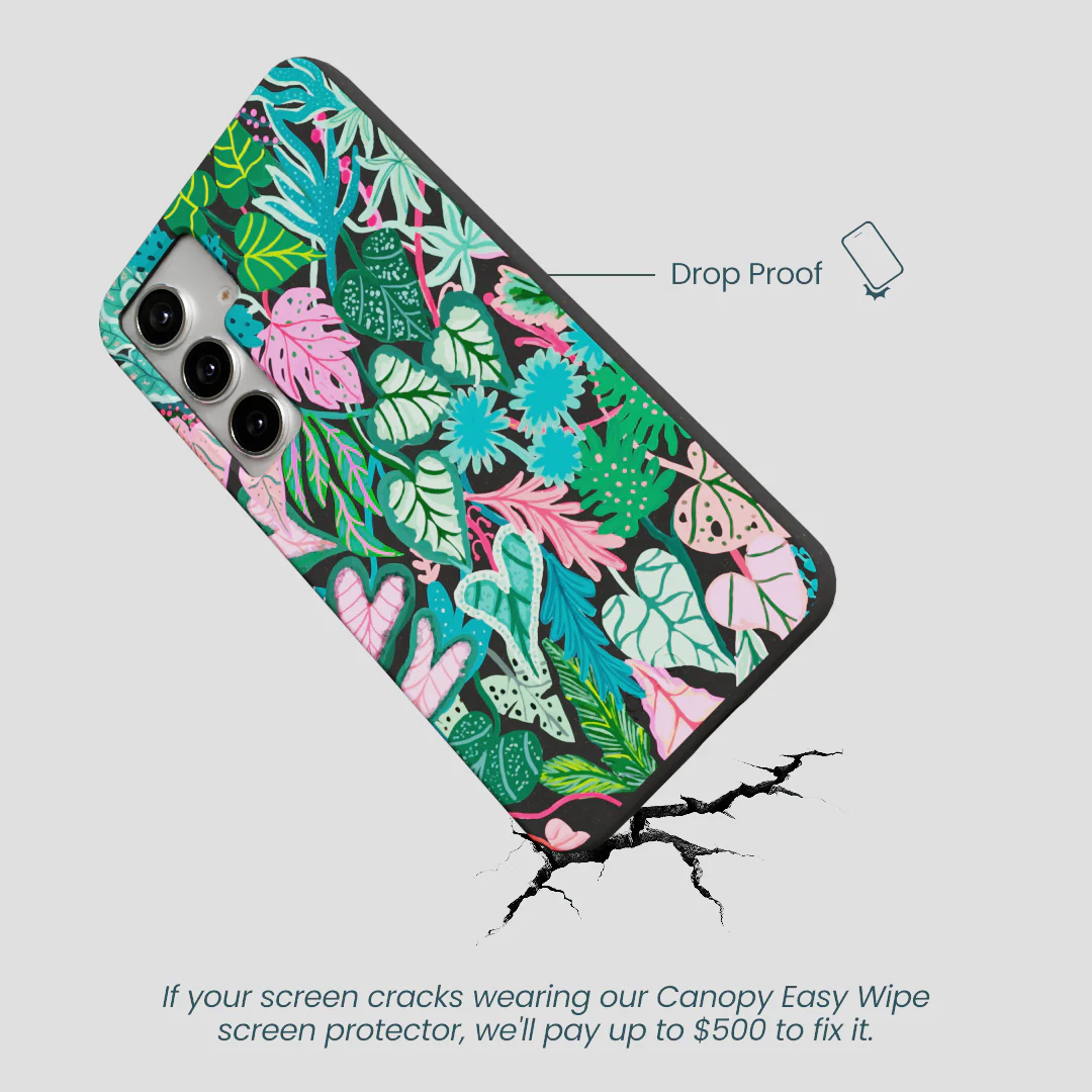 Black Tropic Noir Samsung Galaxy S25+(Plus) Case - Image 5