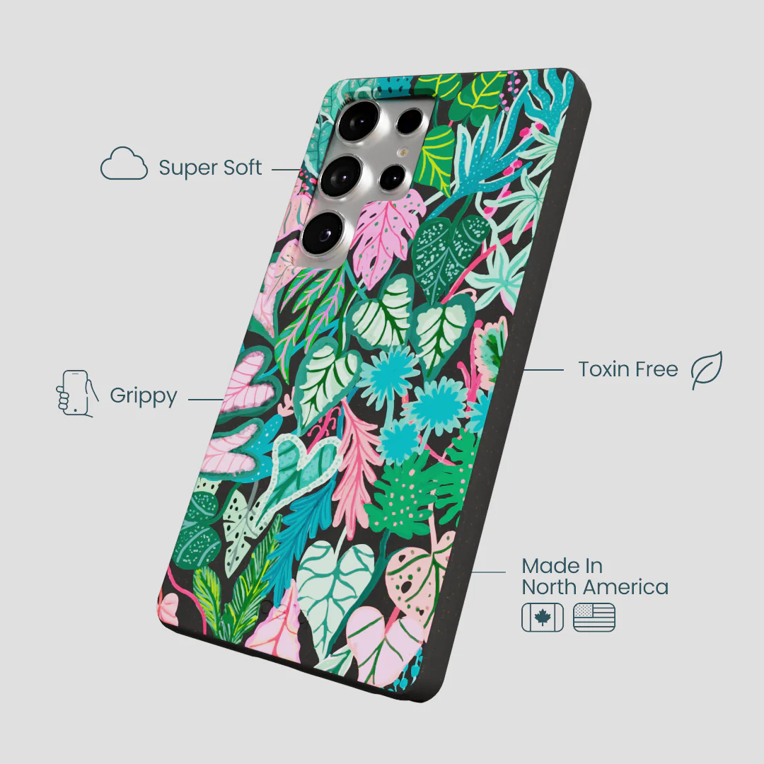 Black Tropic Noir Samsung Galaxy S25 Ultra Case - Image 4