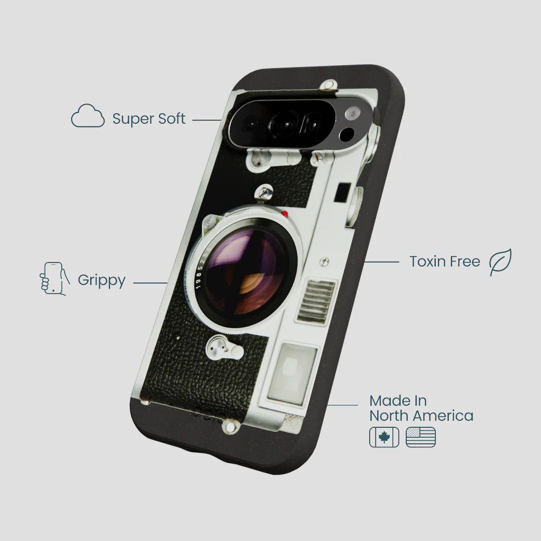 Black Vintage Camera Google Pixel 10/10 Pro Case - Image 4