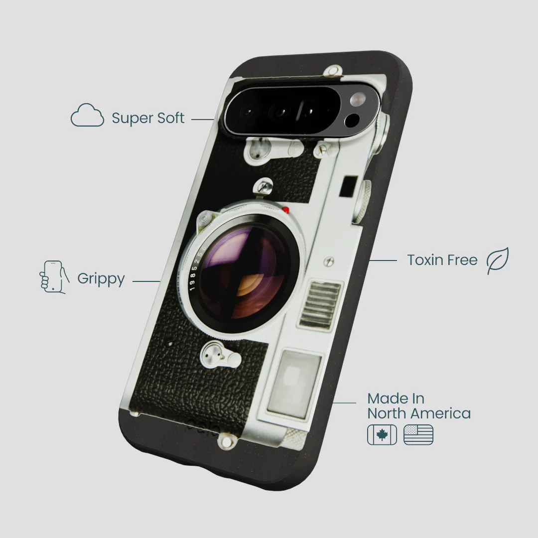 Black Vintage Camera Google Pixel 10 Pro XL Case - Image 3
