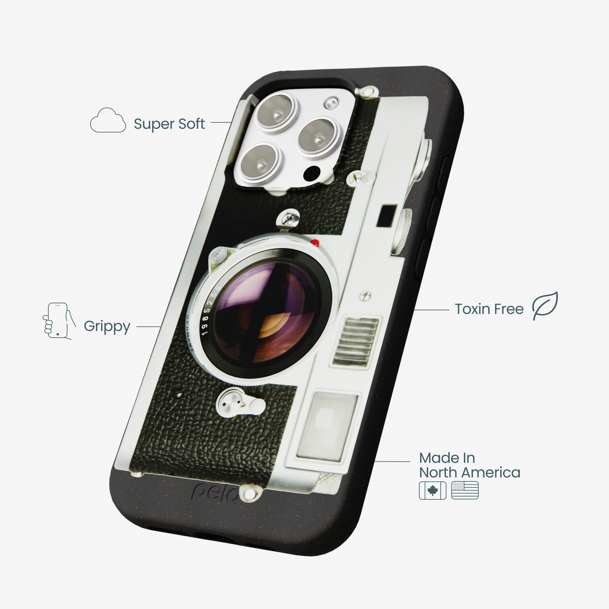 Black Vintage Camera iPhone 16 Pro Max Case - Image 4