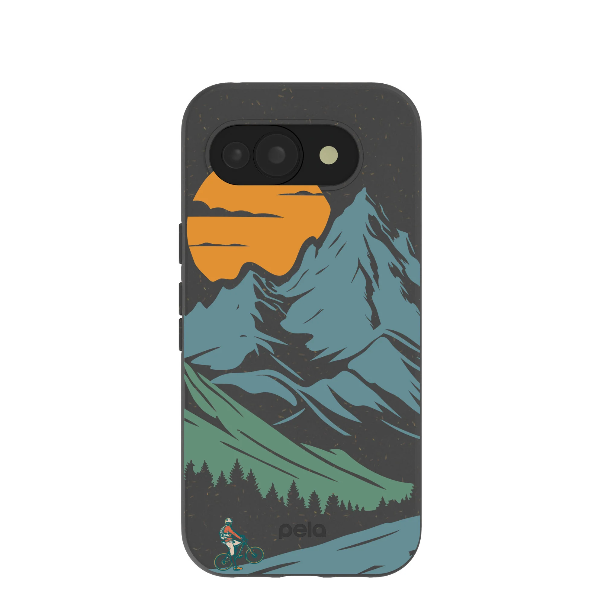 Black Vintage Peaks Google Pixel 10a Case