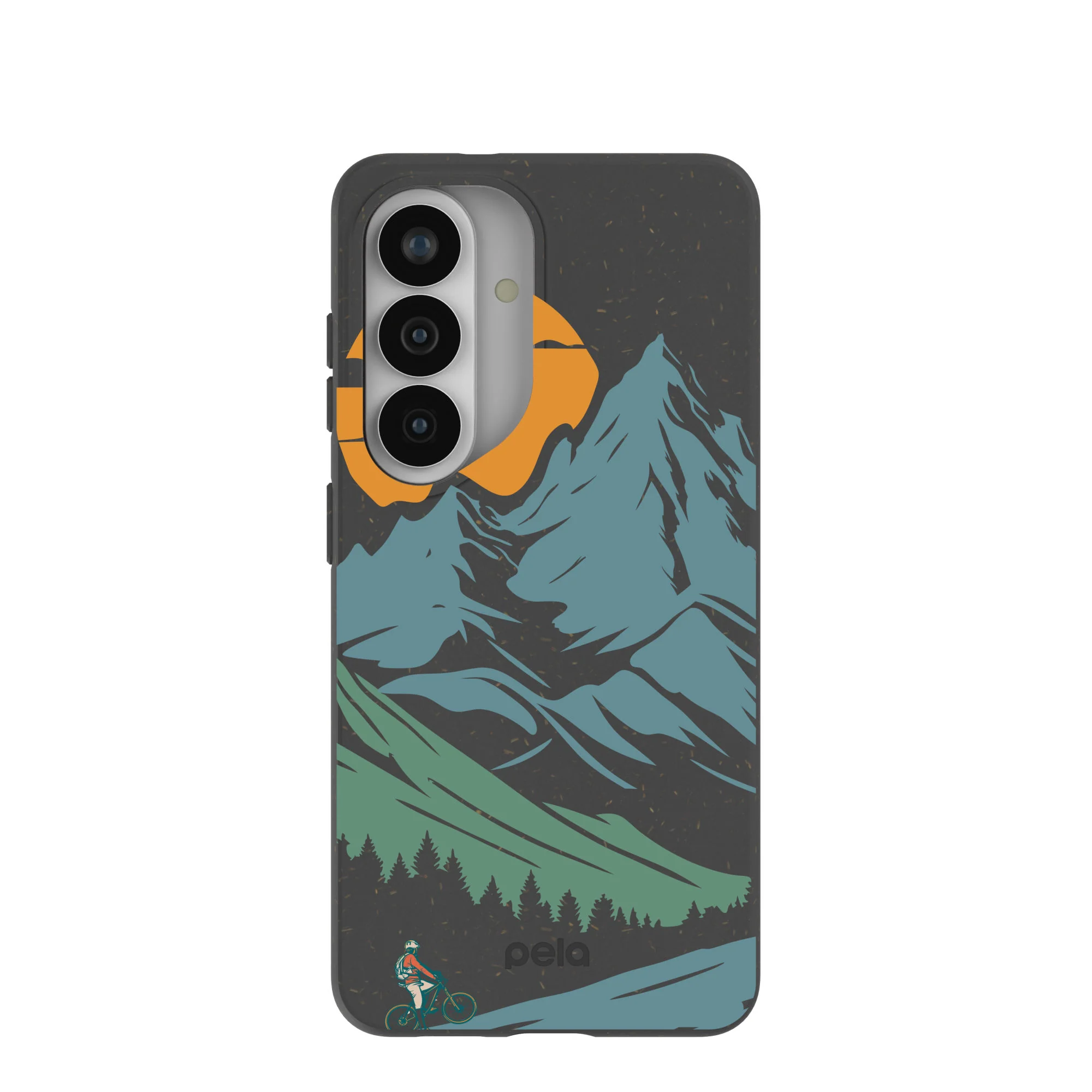 Black Vintage Peaks Samsung Galaxy S26 Case