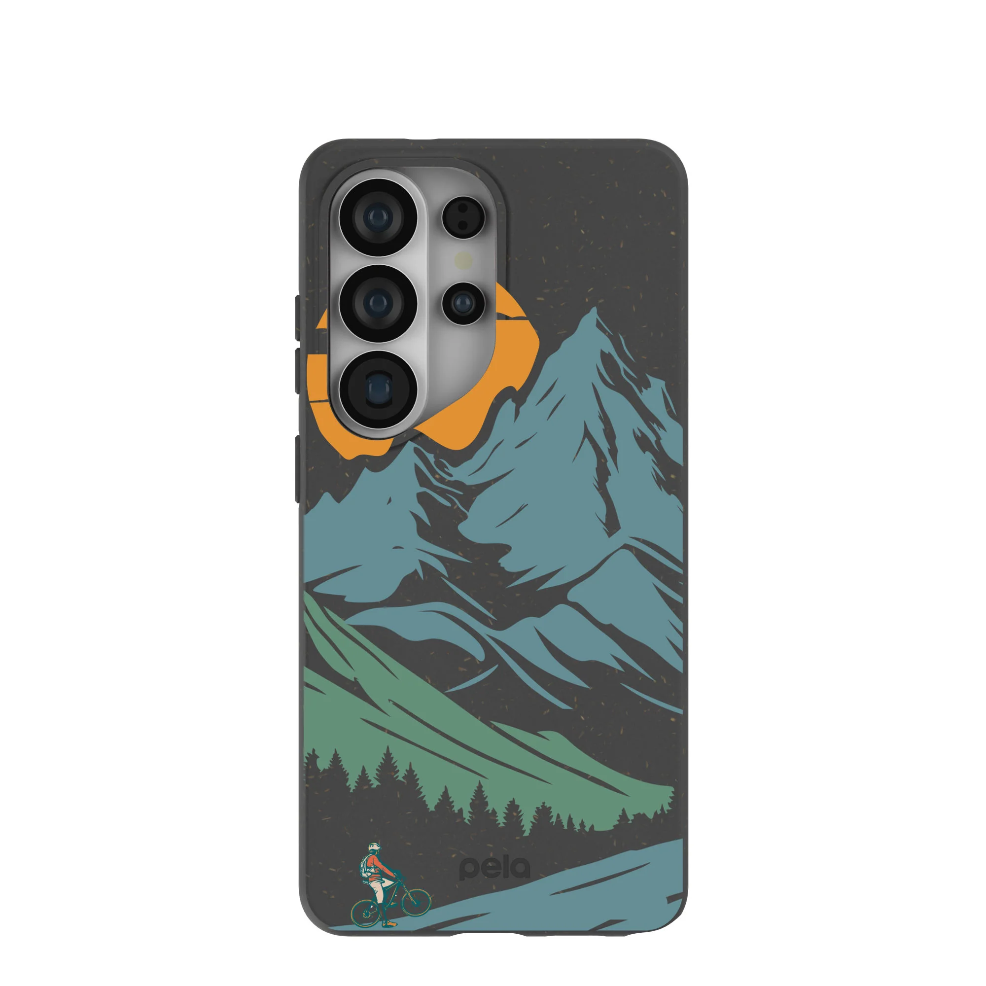Black Vintage Peaks Samsung Galaxy S26 Ultra Case