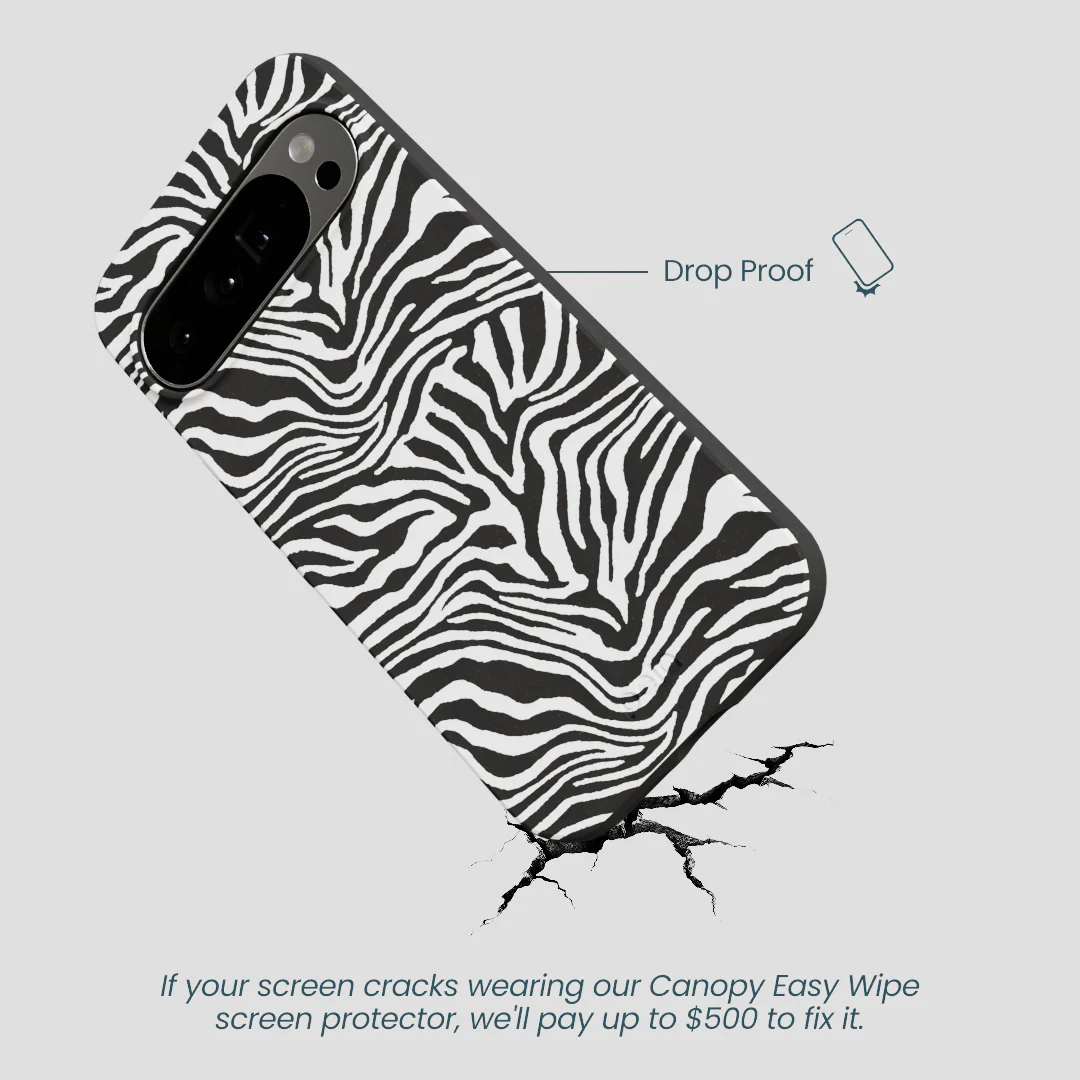 Black Zebra Lines Google Pixel 10 Pro XL Case - Image 5