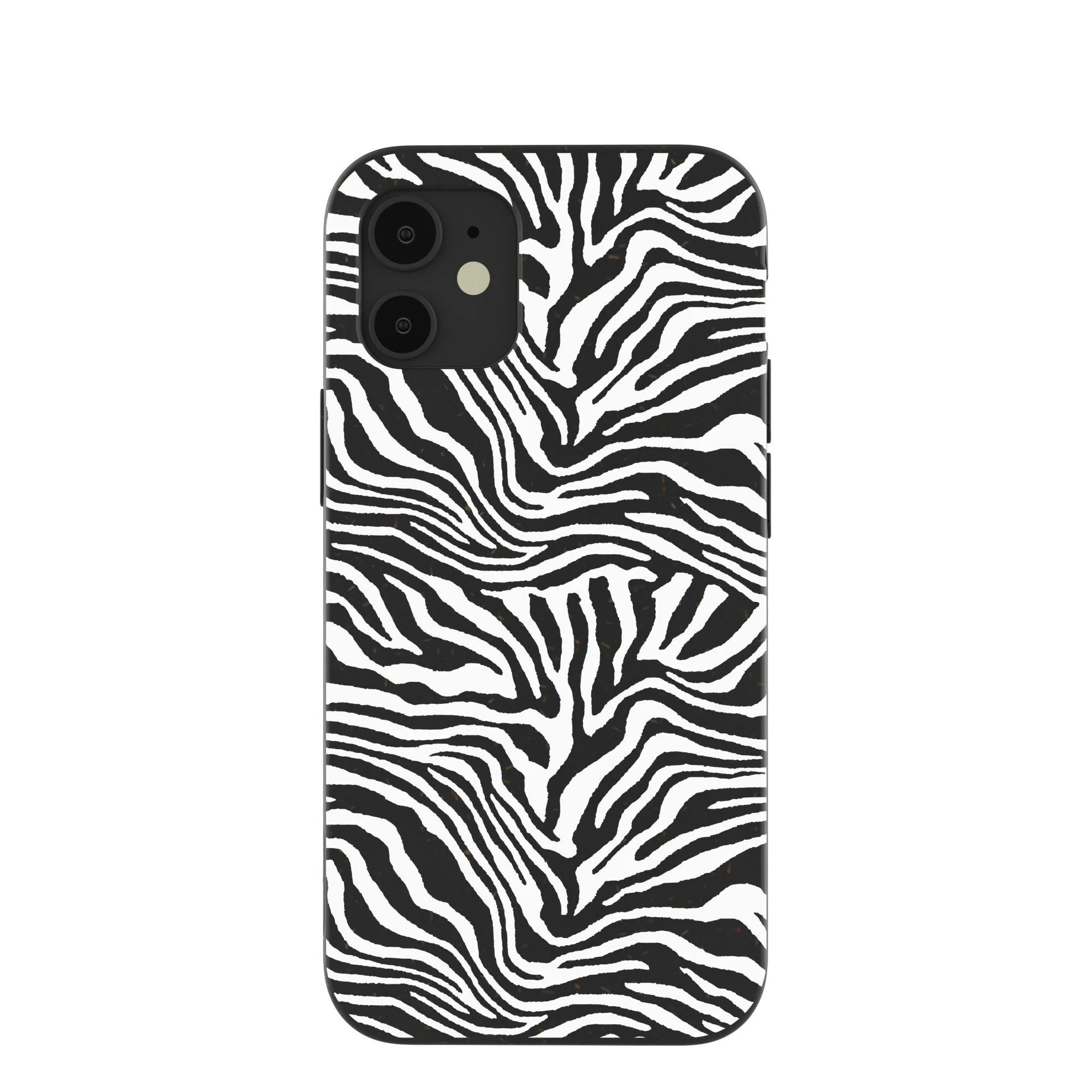 Black Zebra Lines iPhone 12 Mini Case