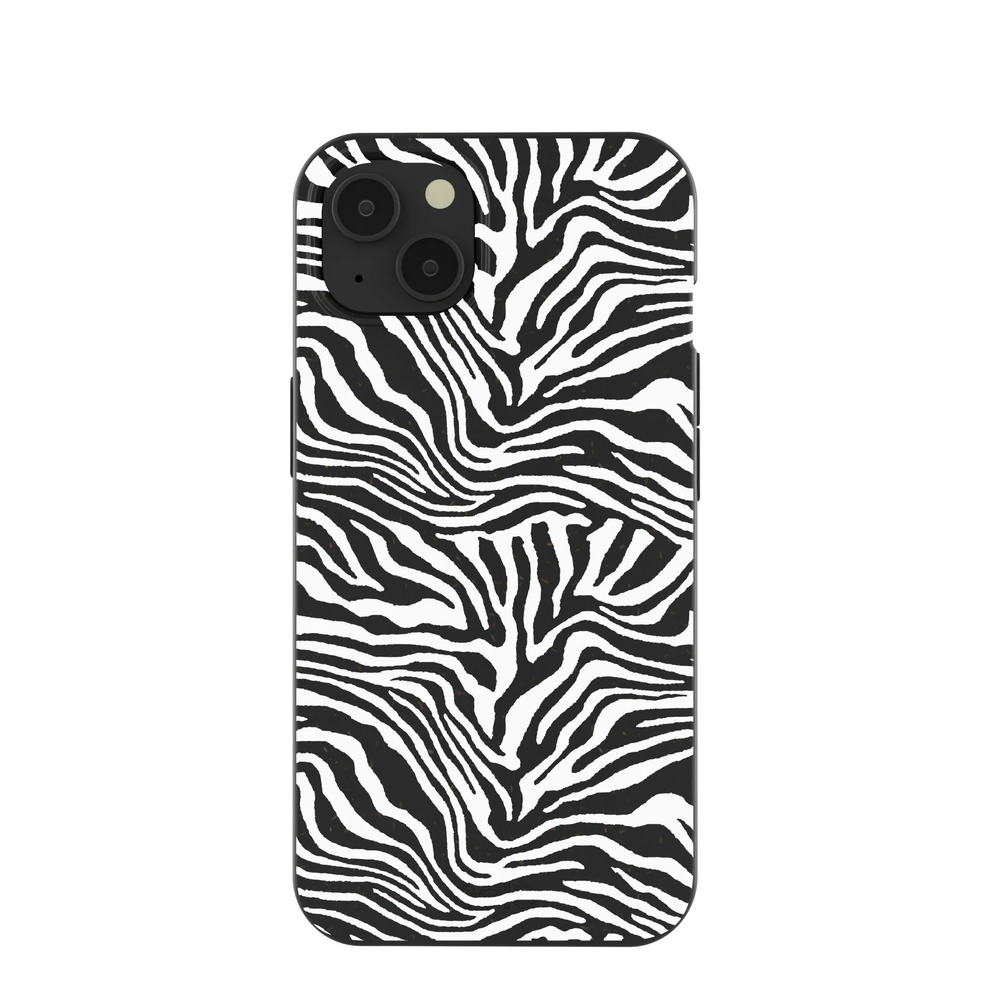 Black Zebra Lines iPhone 13 Case