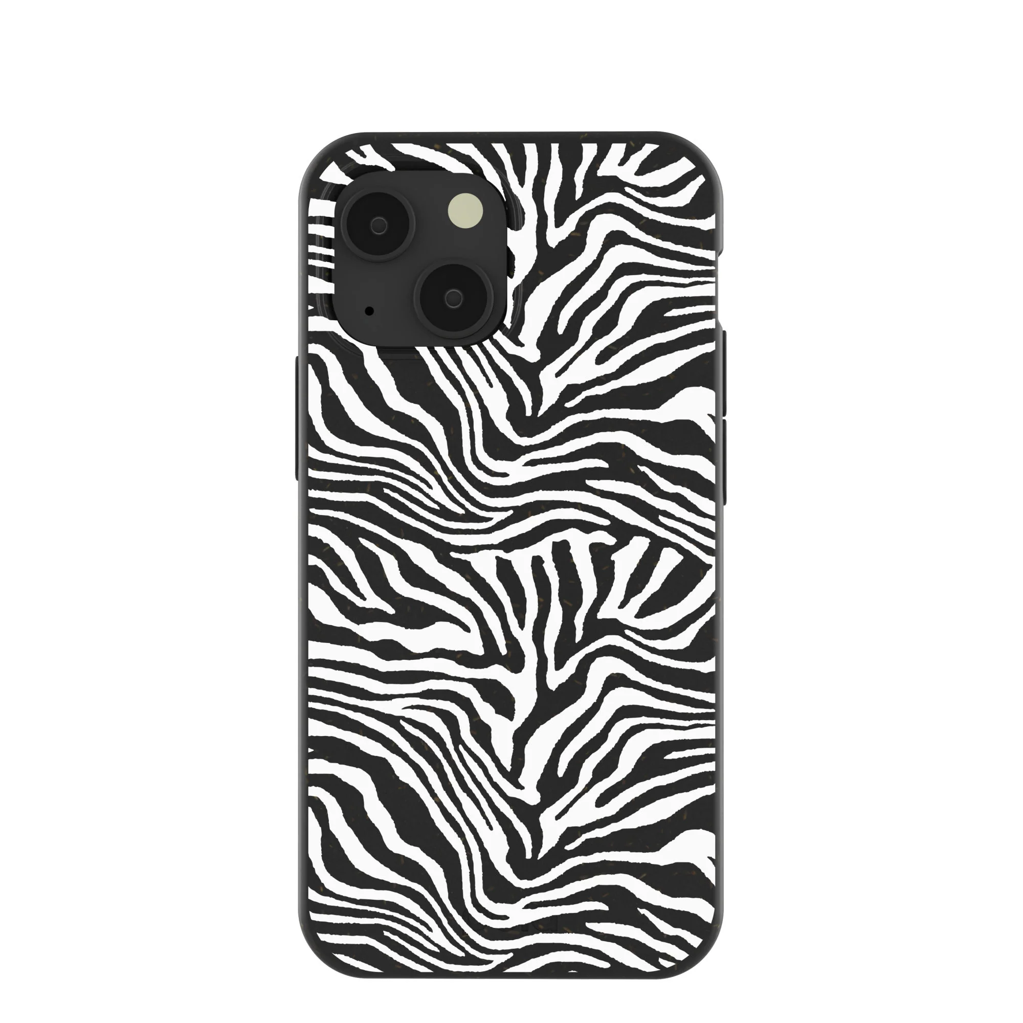 Black Zebra Lines iPhone 13 Mini Case