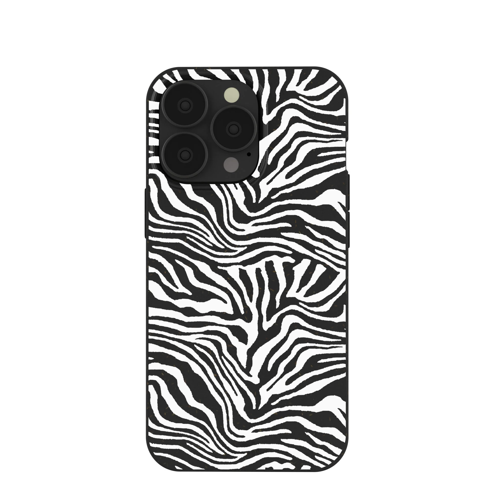 Black Zebra Lines iPhone 13 Pro Case