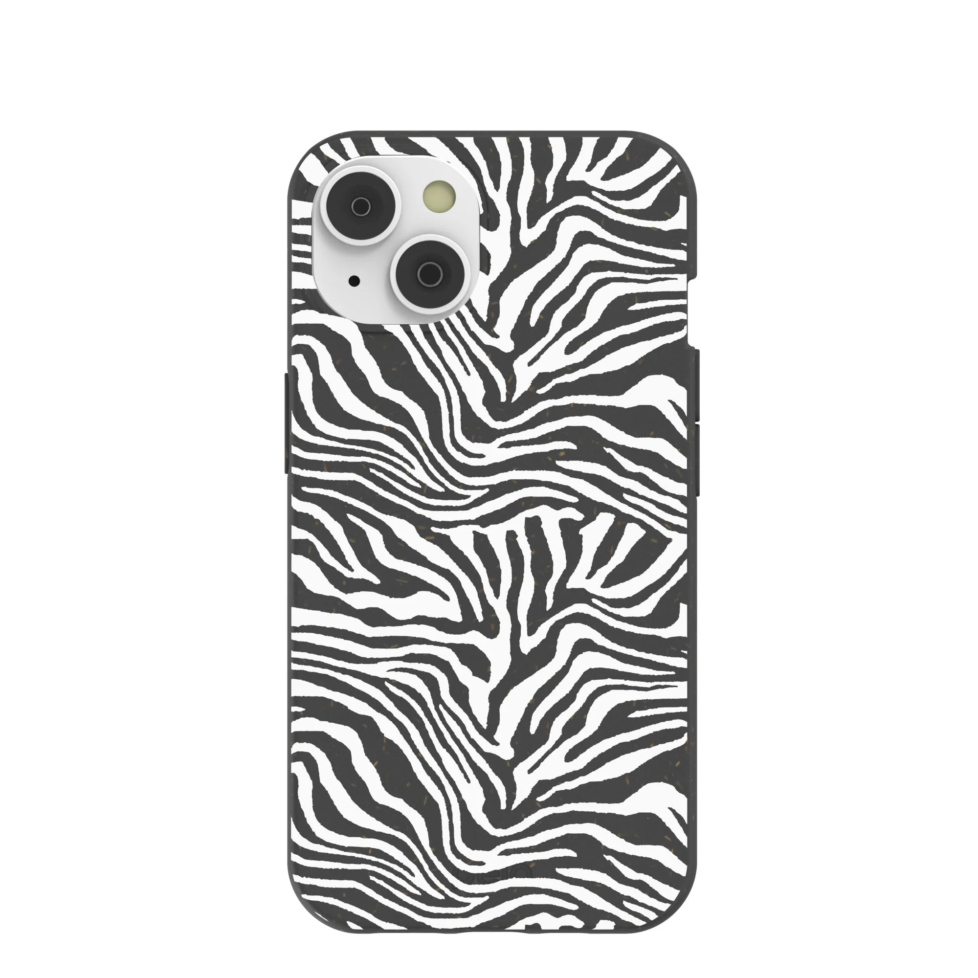 Black Zebra Lines iPhone 14 Case