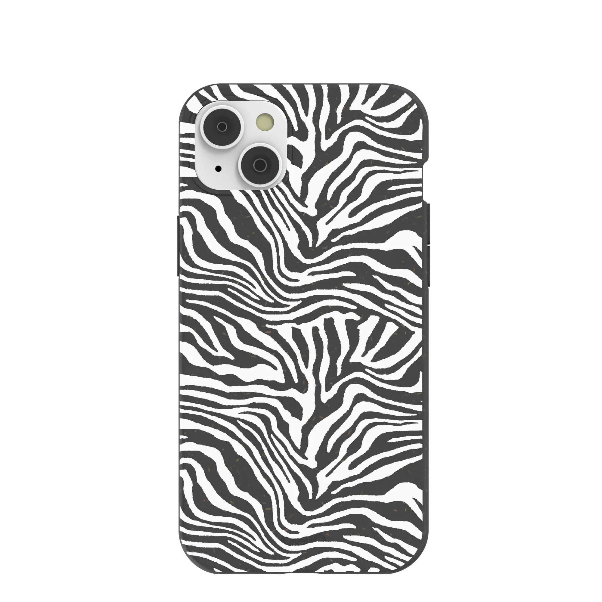 Black Zebra Lines iPhone 14 Plus Case