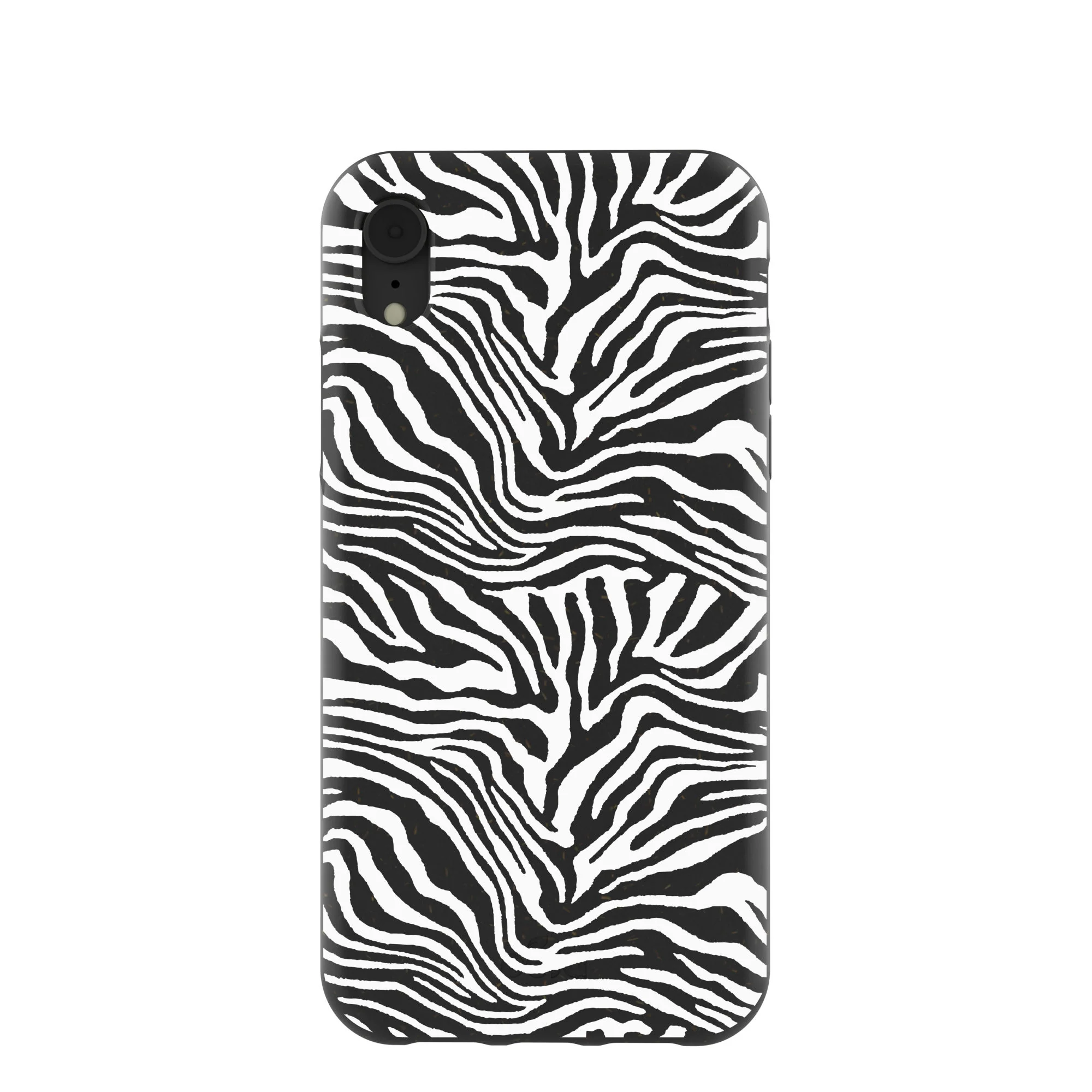 Black Zebra Lines iPhone XR Case