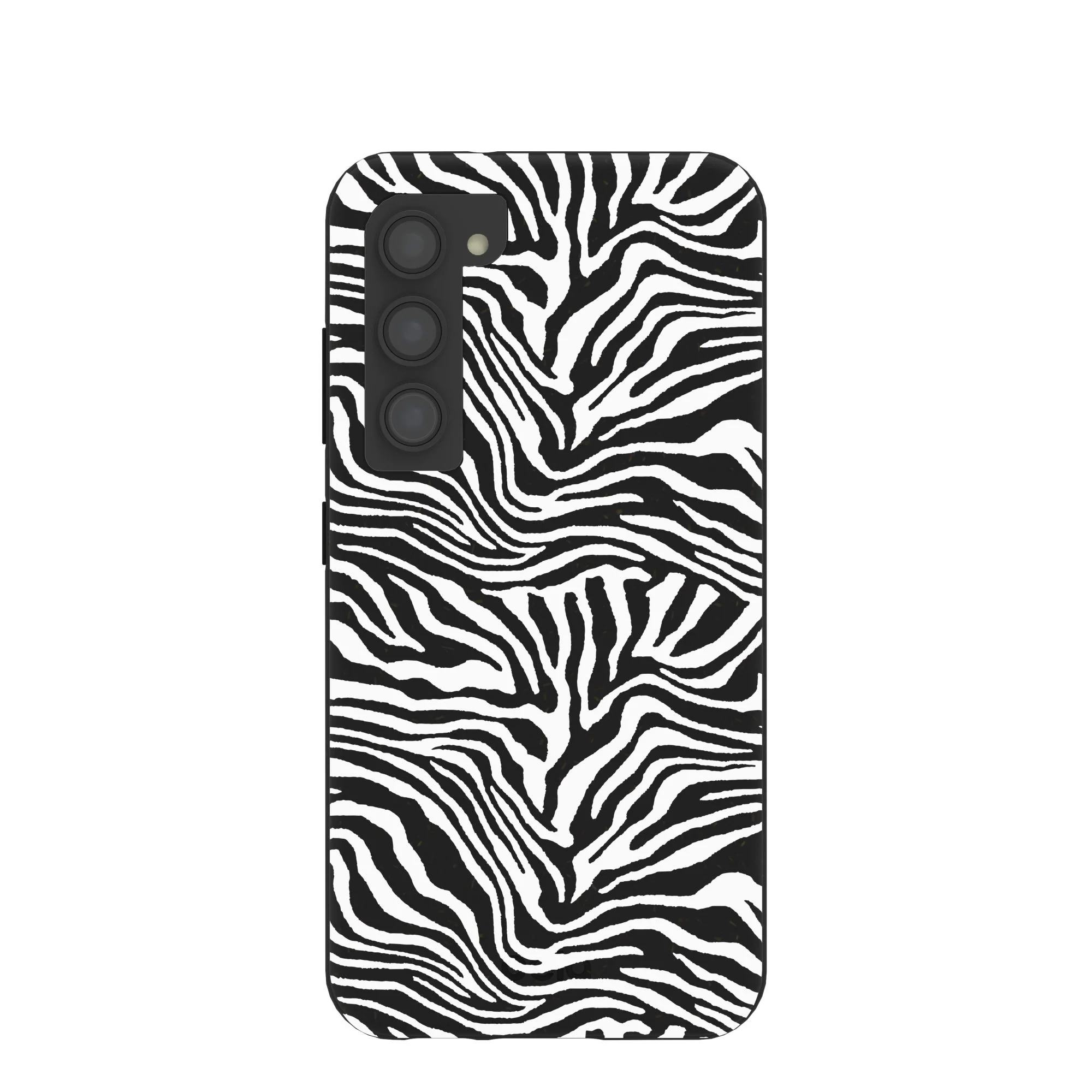 Black Zebra Lines Samsung Galaxy S23 Case