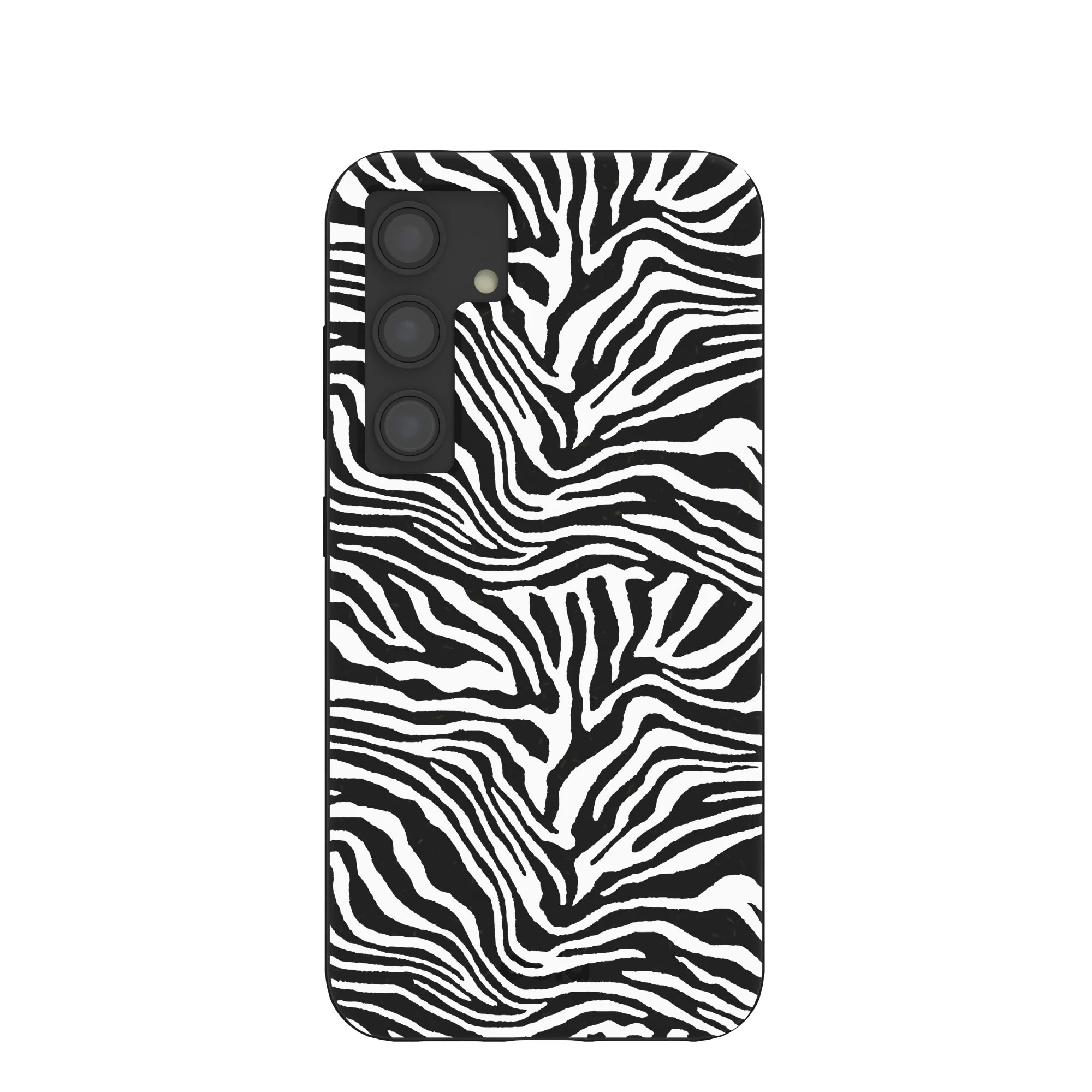 Black Zebra Lines Samsung Galaxy S24 Case